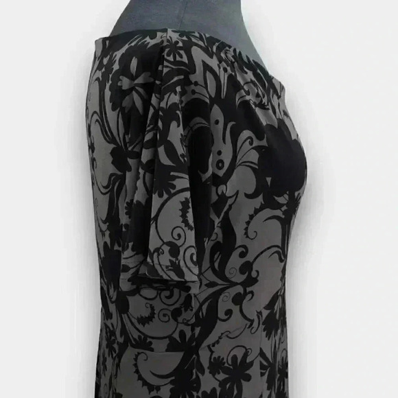 JOCKEY ladies maxi dress one shoulder MEDIUM grey black - Picture 6 of 9